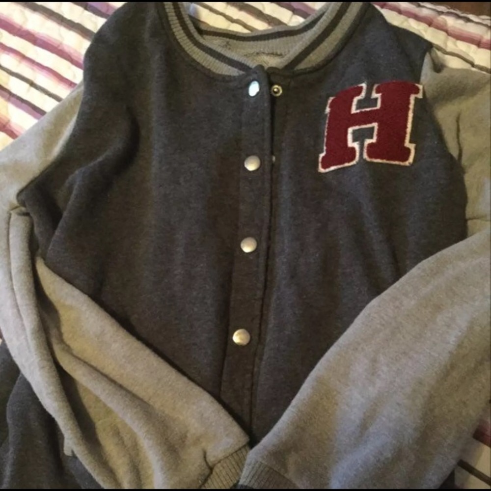 Grey Varsity Jacket (kids)